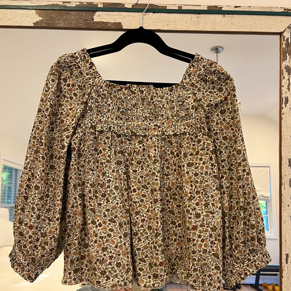 Doen blouse Liberty fabric size small